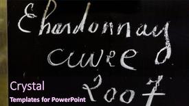  Presentation with winery - Presentation theme having winery champagne epernay champagne region france background and a wine colored foreground