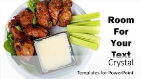  Presentation with country around the word - PPT theme consisting of wings with celery and blue background and a white colored foreground