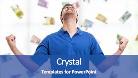  Presentation with rain - Cool new PPT layouts with winner - happy young man backdrop and a ocean colored foreground