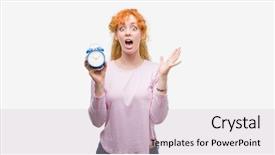  Presentation with woman hands raised to sky - Beautiful PPT layouts featuring winner expression celebrating victory screaming backdrop and a soft green colored foreground