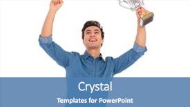  Presentation with award winning - Amazing presentation theme having winning first place and award backdrop and a teal colored foreground