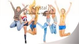  Presentation with winning - PPT layouts enhanced with winning idea people celebrating background and a cream colored foreground