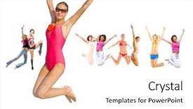  Presentation with team achievement - Audience pleasing slide set consisting of winning idea team achievement backdrop and a white colored foreground