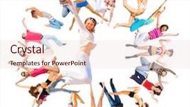  Presentation with winning - Presentation design featuring winning idea united colleagues background and a lemonade colored foreground