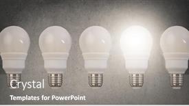  Presentation with winning - Slide set having winning-idea background and a gray colored foreground