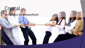  Presentation with teams - Beautiful PPT theme featuring winning together - businesscompetition-teams struggleing to win backdrop and a white colored foreground