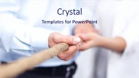  Presentation with element - Audience pleasing PPT theme consisting of winning together - concept image of business team backdrop and a sky blue colored foreground