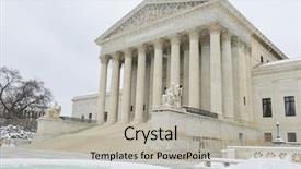  Presentation with united states supreme court - Theme having winter - washington dc united states background and a light gray colored foreground