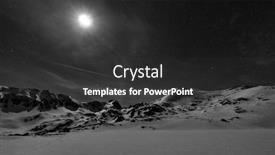 Presentation with alpine - PPT theme with winter-alpine-landscape-in-national background and a dark gray colored foreground