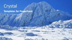  Presentation with winter in the swiss alps - Cool new theme with winter-alpine-landscape-in-national backdrop and a teal colored foreground