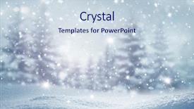  Presentation with merry christmas - Presentation enhanced with winter background merry christmas background and a sky blue colored foreground