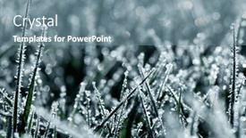  Presentation with sunlight - Presentation theme enhanced with winter-background-morning-frost background and a seafoam green colored foreground