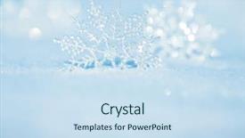  Presentation with snowflakes - Colorful PPT layouts enhanced with winter background snowflakes on snow backdrop and a sky blue colored foreground