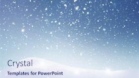 Presentation with christmas card - Beautiful presentation featuring winter-background-with-snow backdrop and a sky blue colored foreground