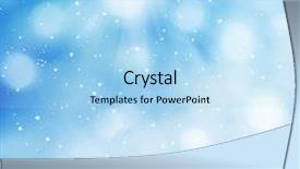  Presentation with winter walk by stream - Amazing slide deck having winter background backdrop and a light blue colored foreground