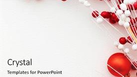  Presentation with pine - Colorful slides enhanced with winter border - christmas pine and berries backdrop and a white colored foreground