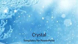  Presentation with new year card - Theme featuring winter christmas background new year background and a light blue colored foreground