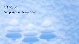  Presentation with snowflakes - PPT theme featuring winter-christmas-background-snowflakes background and a light blue colored foreground