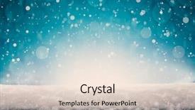  Presentation with snow - Amazing PPT theme having winter christmas background with snow backdrop and a lemonade colored foreground