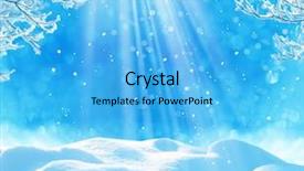  Presentation with winter - Slide set featuring winter-christmas-background background and a light blue colored foreground