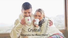  Presentation with clothing - Colorful slide set enhanced with renovation of heisei worl backdrop and a teal colored foreground.