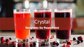  Presentation with cranberry juice - Presentation with winter-drinks-freshly-cranberry-juice background and a crimson colored foreground