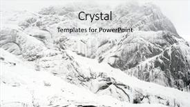  Presentation with winter landscape winter tree - Presentation theme having winter harsh landscape in lofoten background and a  colored foreground