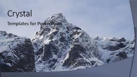  Presentation with winter landscape winter tree - Amazing slide set having winter harsh landscape in lofoten backdrop and a  colored foreground