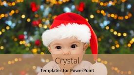  Presentation with baby tree - Cool new PPT layouts with winter-holidays-childhood-and-people backdrop and a coral colored foreground