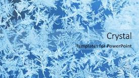  Presentation with ice frozen - Amazing PPT theme having winter ice frost frozen background backdrop and a light blue colored foreground