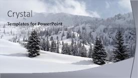  Presentation with romania - Beautiful slide set featuring winter-in-godeanu-mountains-carpathians backdrop and a light blue colored foreground