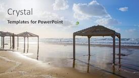  Presentation with powerful - Beautiful presentation design featuring winter-in-israel-powerful-winter backdrop and a light blue colored foreground