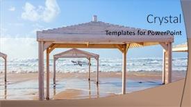  Presentation with powerful - Slides having winter-in-israel-windy-sunny background and a light blue colored foreground