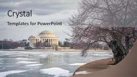  Presentation with winery eastern washington - Slides featuring winter in washington dc jefferson background and a light gray colored foreground