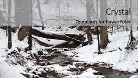  Presentation with winter river - PPT theme having winter in washington dc rock background and a  colored foreground