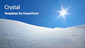  Presentation with nature riverfront development 3d - Slides with winter land - snow hills composition of nature background and a teal colored foreground