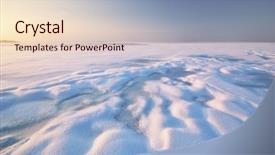  Presentation with nature - Beautiful slides featuring winter landscape composition of nature backdrop and a lemonade colored foreground