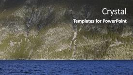  Presentation with europe - PPT layouts with winter-landscape-image-of-sogndal background and a dark gray colored foreground