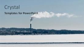  Presentation with frozen - Slides featuring winter-landscape-of-frozen-lake background and a light blue colored foreground