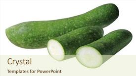  Presentation with ash gourd - Amazing theme having winter melon ash gourd squash backdrop and a soft green colored foreground