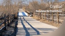 Presentation with colorado - PPT layouts with winter-morning-on-a-bike background and a  colored foreground