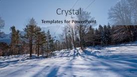  Presentation with bavaria - Slides enhanced with winter-mountain-landscape-with-ski background and a light blue colored foreground