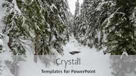  Presentation with olympic - Audience pleasing theme consisting of winter-mountain-river-near-whistler backdrop and a light gray colored foreground