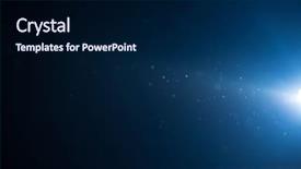  Presentation with falling snow - Slide deck enhanced with winter night scene falling snow background and a navy blue colored foreground