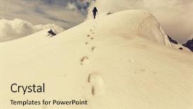  Presentation with mount olympus - Cool new slide set with winter olympic - ascent to olympus in april backdrop and a lemonade colored foreground