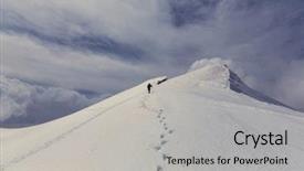  Presentation with april showers - PPT theme with winter olympic - ascent to olympus in april background and a light gray colored foreground
