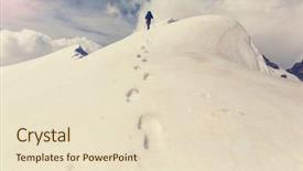  Presentation with april showers close up - PPT layouts featuring winter olympic - ascent to olympus in april background and a lemonade colored foreground