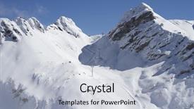  Presentation with russia - Colorful slide set enhanced with winter olympic - mountain landscape of krasnaya polyana backdrop and a light gray colored foreground