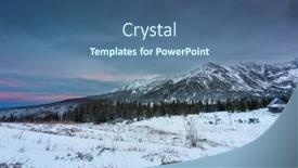  Presentation with winter - Slides featuring winter-on-hala-gasienicowa background and a  colored foreground