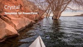  Presentation with pov - Audience pleasing PPT layouts consisting of winter-paddling-on-a-calm backdrop and a red colored foreground